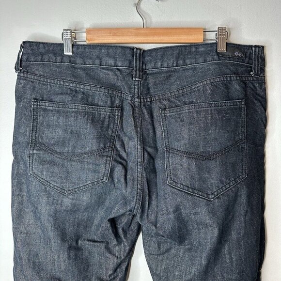 Ecko Unltd Jeans Mens 38x30 Black Straight Fit Denim Normcore Y2K Loose Fit USA - Picture 6 of 11